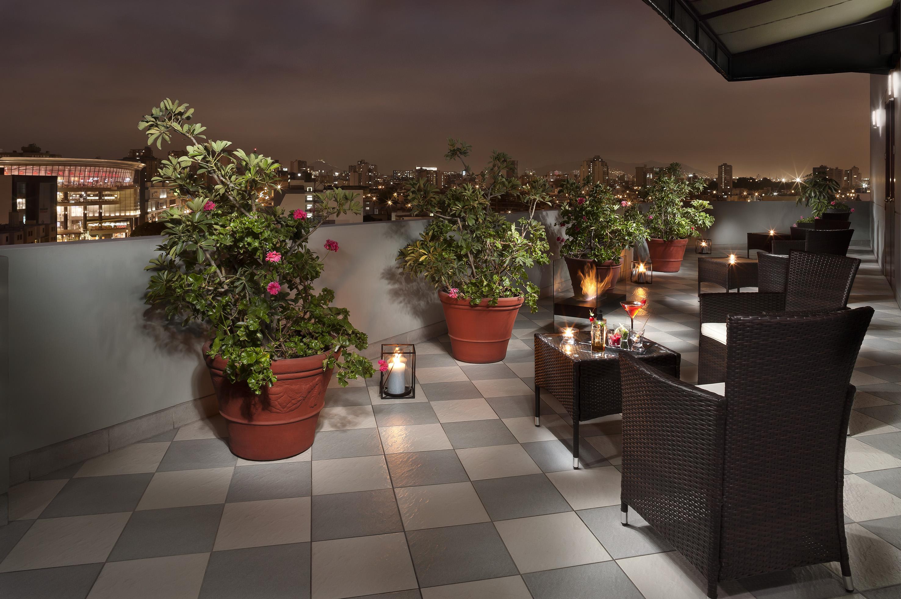 Hotel Melia Lima Exteriér fotografie Rooftop terrace